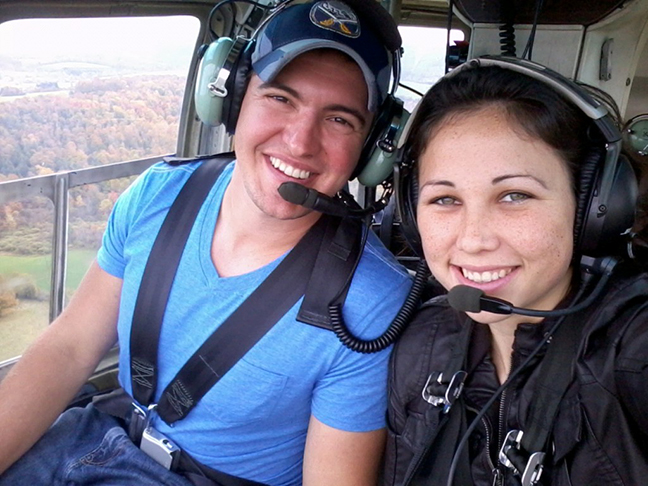 First "official" date he took me flying over Niagara falls.