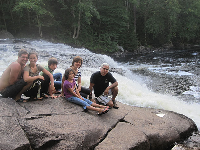 Buttermilk Falls - the last day of our trip. We were exhausted and nobody wanted to hike to the falls except mom, so we did it for her. :) 